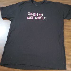 Machine Gun Kelly‎ T-Shirt I <3 My Ex's Best Friend Black Pink Size L